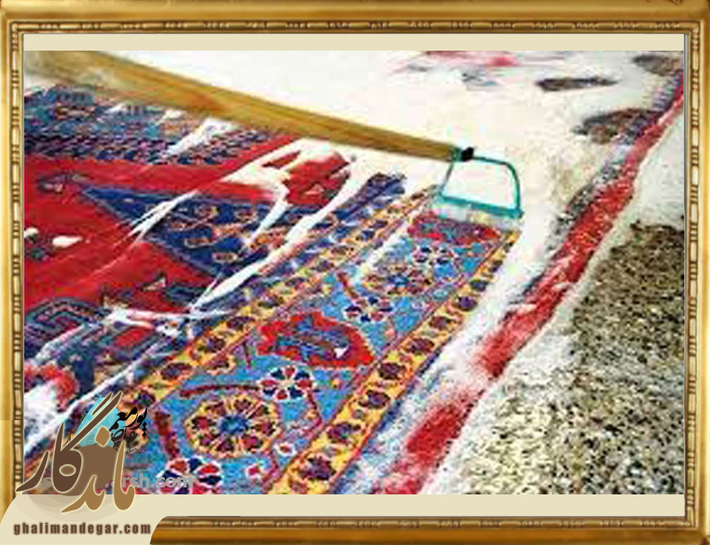 شستشوی قالی دستباف ابریشمی