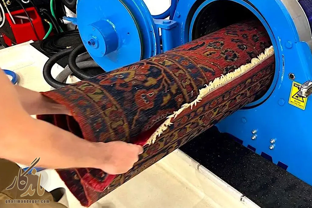 خشک کردن فرش